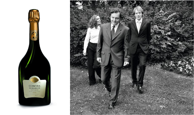 champagnes-Taittinger.jpg Cuvée Comtes de Champagne - Vitalie, P-Emmanuel et Clovis Taittinger – creditCabrelli-BD