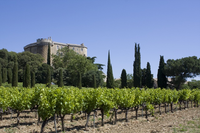 Chateau de Suze la Rousse, siège de l'université du vin