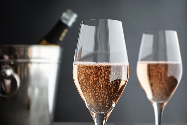 Flûtes de champagne rosé