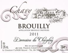 Dom. du Chazelay  2011