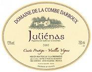 DOM. DE LA COMBE-DARROUX Cuvée Prestige Vieilles Vignes  2003