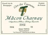 DIDIER TRIPOZ Charnay Clos des Tournons  2002