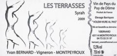 Yvan Bernard Syrah Les Terrasses 2009