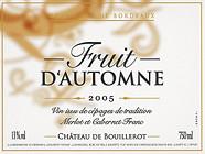 Ch. de Bouillerot Fruit d'Automne  2005