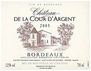 Ch. de La Cour d'Argent  2005