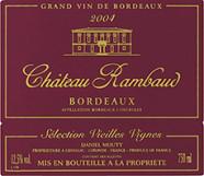 Ch. Rambaud Vieilles Vignes  2004