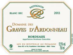 Dom. des Graves d'Ardonneau  2011