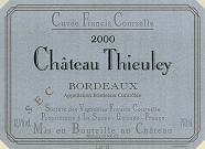 CH. THIEULEY Cuvée Francis Courselle  2000