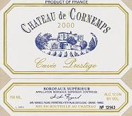 CH. DE CORNEMPS Cuvée Prestige  2000