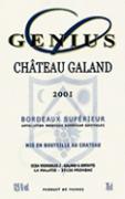 CH. GALAND Cuvée Genius  2001