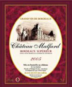 Ch. Malfard Élevé en fût de chêne  2005