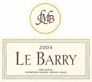 Ch. La Mothe du Barry Le Barry  2004