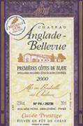 CH. ANGLADE-BELLEVUE Cuvée Prestige Elevé en fût de chêne  2000