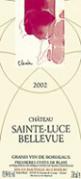 CH. SAINTE-LUCE-BELLEVUE  2002