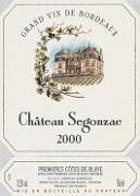 CH. SEGONZAC Héritage  2000