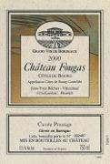 CH. FOUGAS Cuvée Prestige   2000
