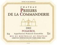 CH. PRIEURS DE LA COMMANDERIE  2002