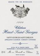 CH. HAUT-SAINT-GEORGES  1999