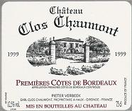 CH. CLOS CHAUMONT  1999
