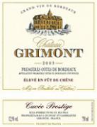 CH. GRIMONT Cuvée Prestige  2003