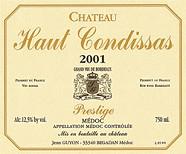 CH. HAUT CONDISSAS Prestige  2001