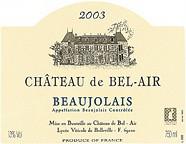 CH. DE BEL-AIR  2003