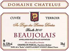 Dom. Chatelus Cuvée Terroir 2010