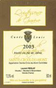Cru de Gravère Quintessence de Gravère Cuvée Louis Vieilli en fût de chêne  2003
