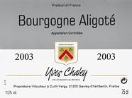YVES CHALEY Vieilles Vignes  2003