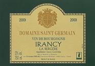 DOM. SAINT-GERMAIN La Bergère  2001