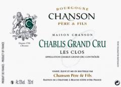 Chanson Père et Fils Les Clos 2009