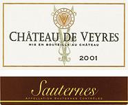 CH. DE VEYRES  2001