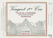 DOM. BERTAGNA Clos de la Perrière Monopole  2000