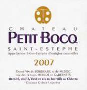 Ch. Petit Bocq  2007