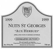 DOM. GUYON Les Herbues  1999