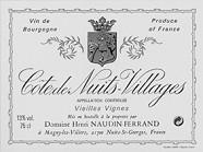 DOM. HENRI NAUDIN-FERRAND Vieilles vignes  1998