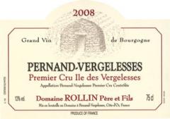 Dom. Rollin Père et Fils Île des Vergelesses 2008