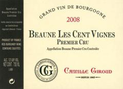 Camille Giroud Les Cent Vignes 2008