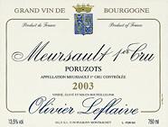 Olivier Leflaive Poruzots  2003