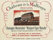 CH. DE LA MALTROYE Morgeot Vigne Blanche  2001