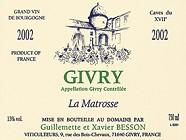 GUILLEMETTE ET XAVIER BESSON La Matrosse  2002