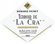 DOM. FICHET Igé Terroir de la Cra Cuvée Prestige  2003