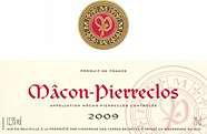 Vignerons des Terres secrètes Pierreclos  2009
