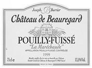 CH. DE BEAUREGARD La Maréchaude  1999