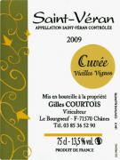 Gilles Courtois Cuvée Vieilles Vignes 2009