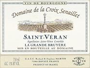 DOM. DE LA CROIX SENAILLET La Grande Bruyère  2000