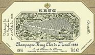 KRUG Clos du Mesnil  1988