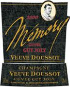 Veuve Doussot Memory Cuvée Guy Joly  2000