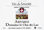 Dom. le Clos du Lac Abymes  2008