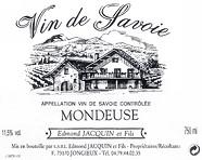 EDMOND JACQUIN ET FILS Mondeuse  2003